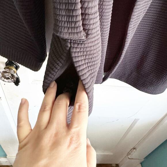 Madewell Texture and Thread Open Front Textured Caridgan Jacket Oversized Medium - Picture 4 of 10